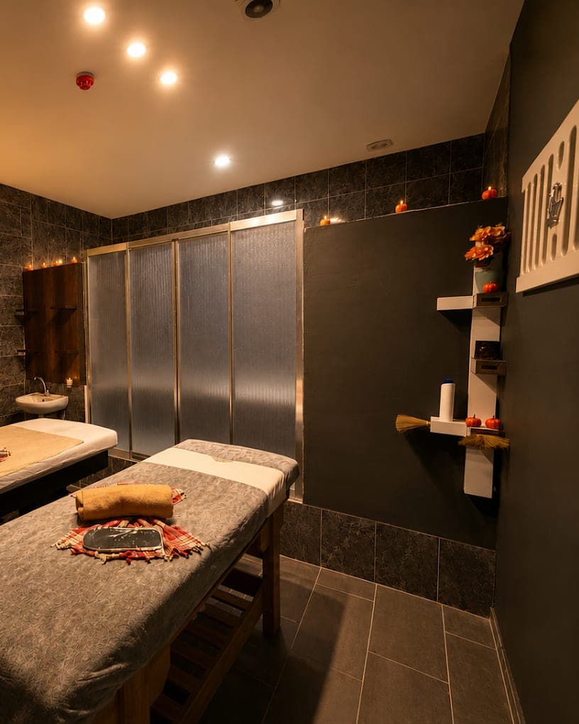 Prime Life Spa çift odası: yan yana iki masaj masası