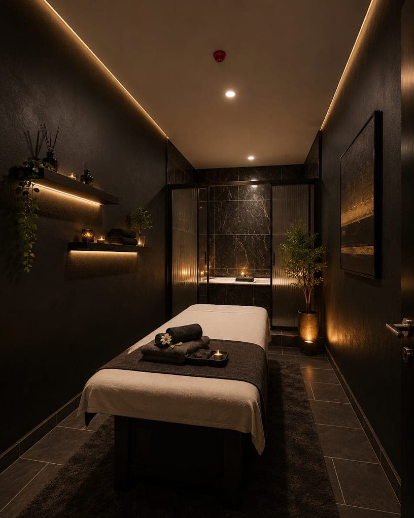 Hamam ve masaj paketi: hamam sonrası masaj için uygulama odası